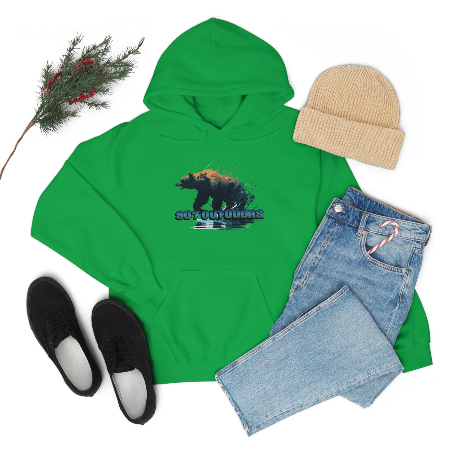 River Bear Unisex Heavy Blend™ Hooded Sweatshirt