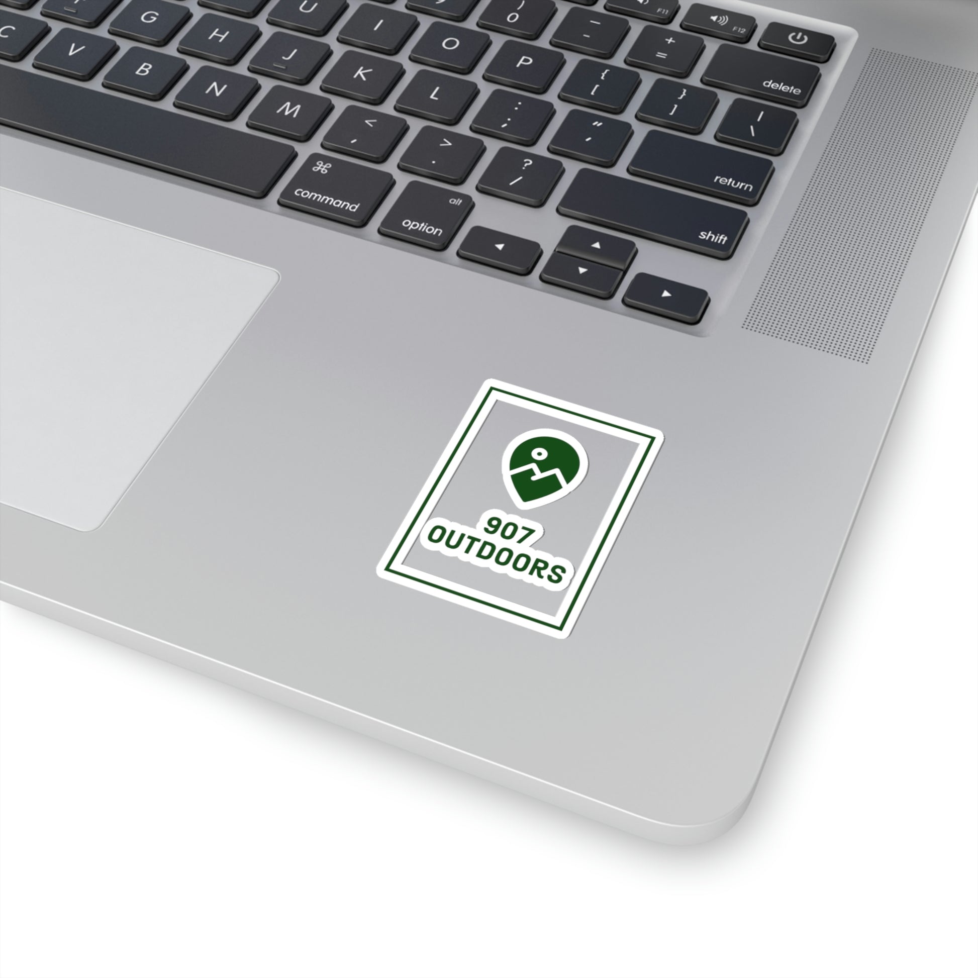 Green logo Kiss-Cut Stickers - 907Outdoors