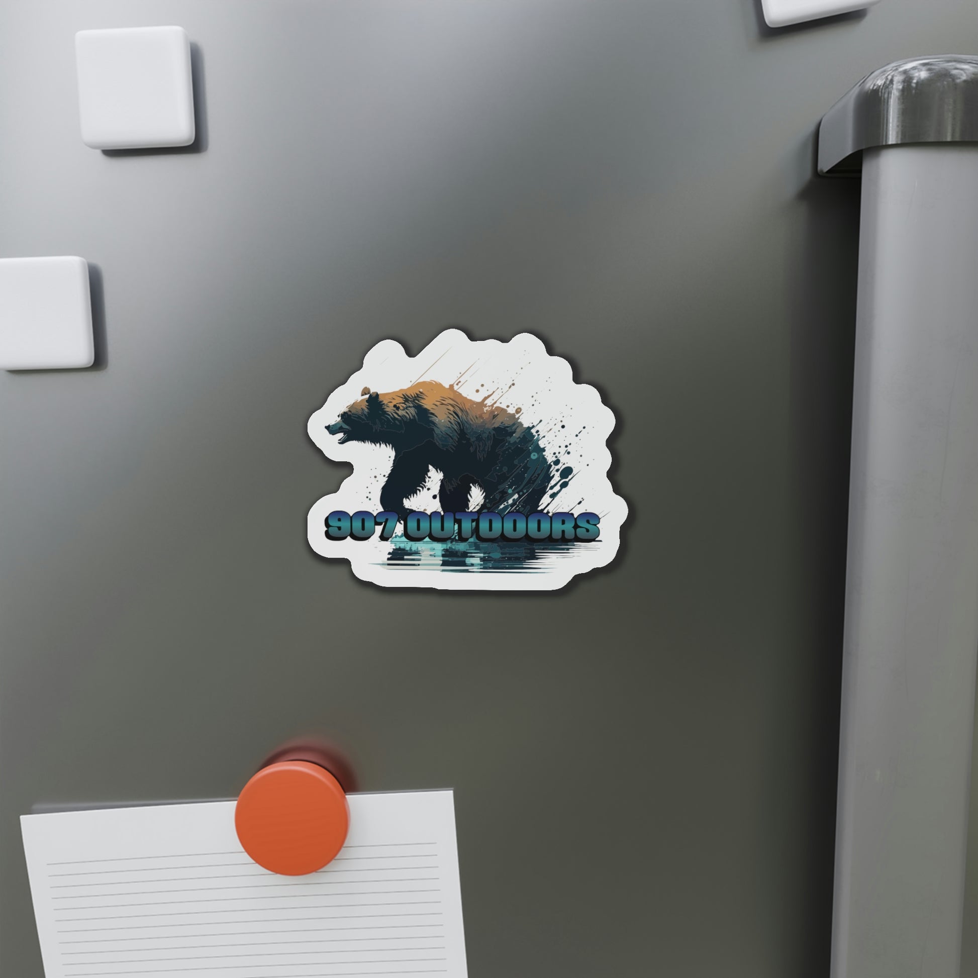 River Bear Die-Cut Magnets - 907Outdoors
