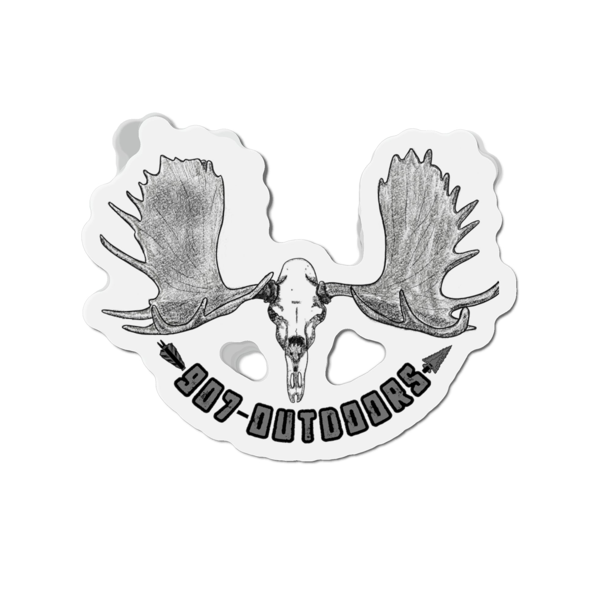 Moose Die-Cut Magnets - 907Outdoors