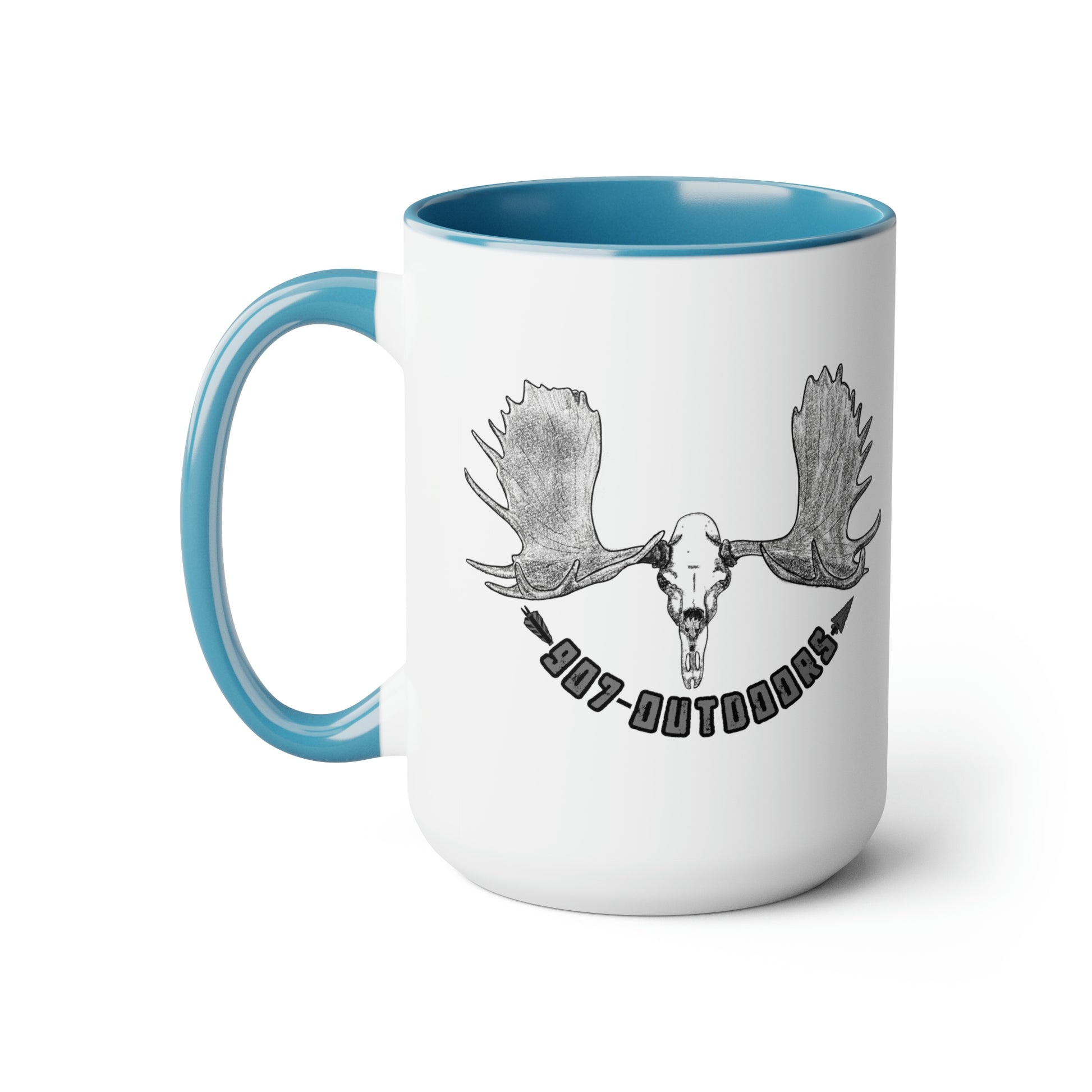 Moose Two-Tone Coffee Mugs, 15oz - 907Outdoors