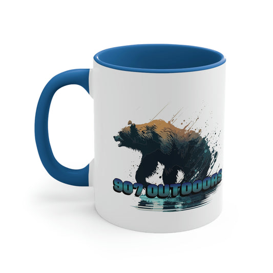 River Bear Accent Coffee Mug, 11oz - 907Outdoors