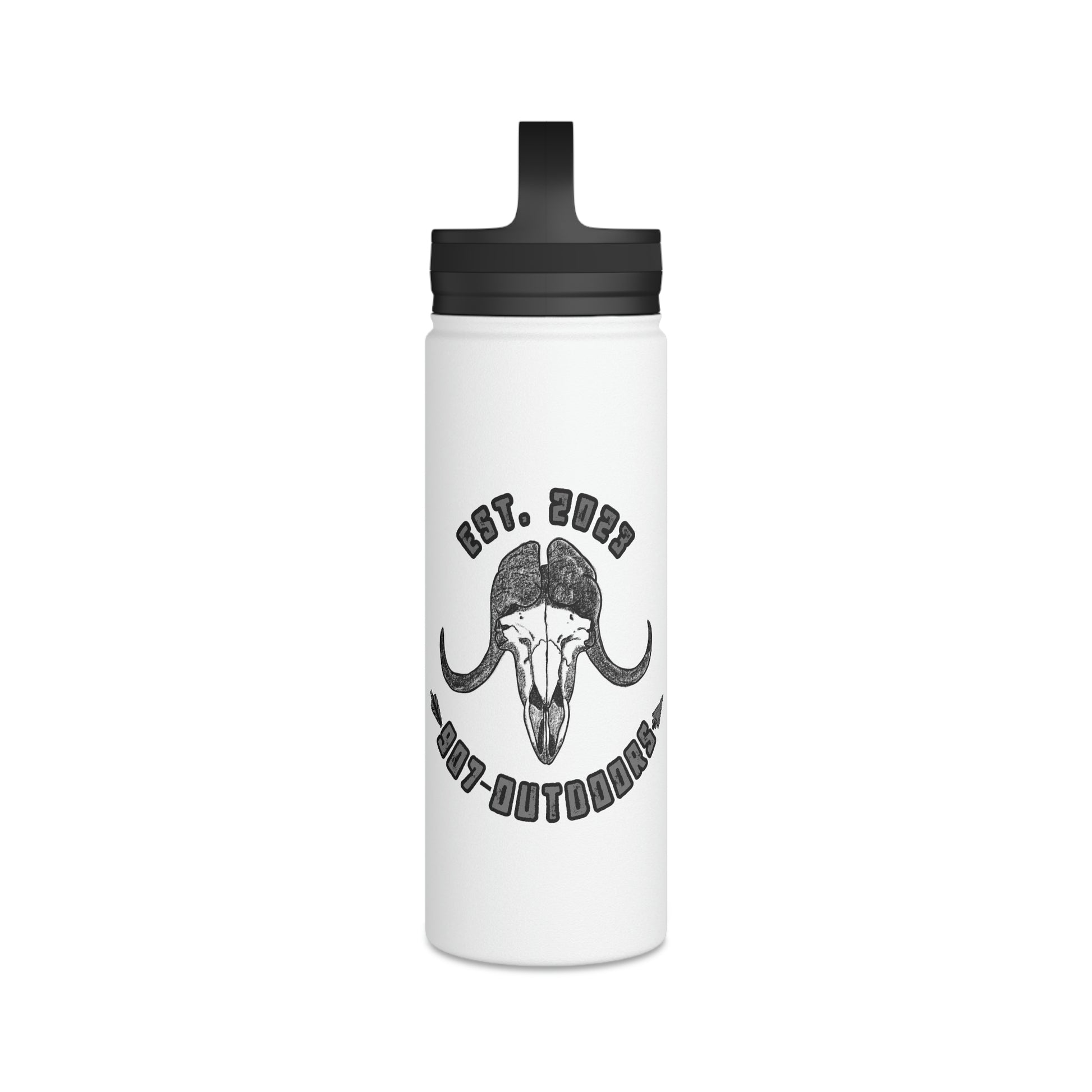 Musk ox Stainless Steel Water Bottle, Handle Lid - 907Outdoors