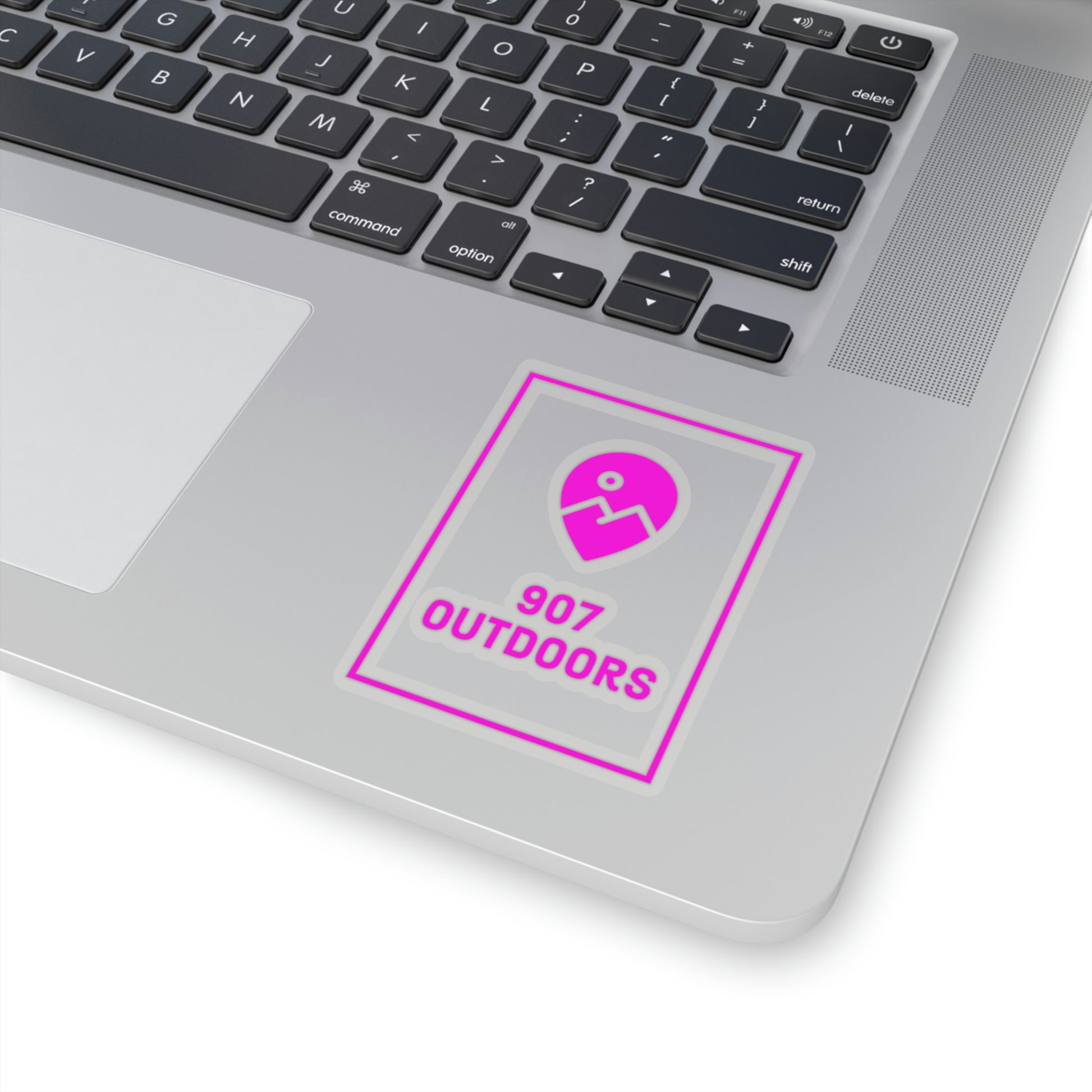 Pink Logo Kiss-Cut Stickers - 907Outdoors