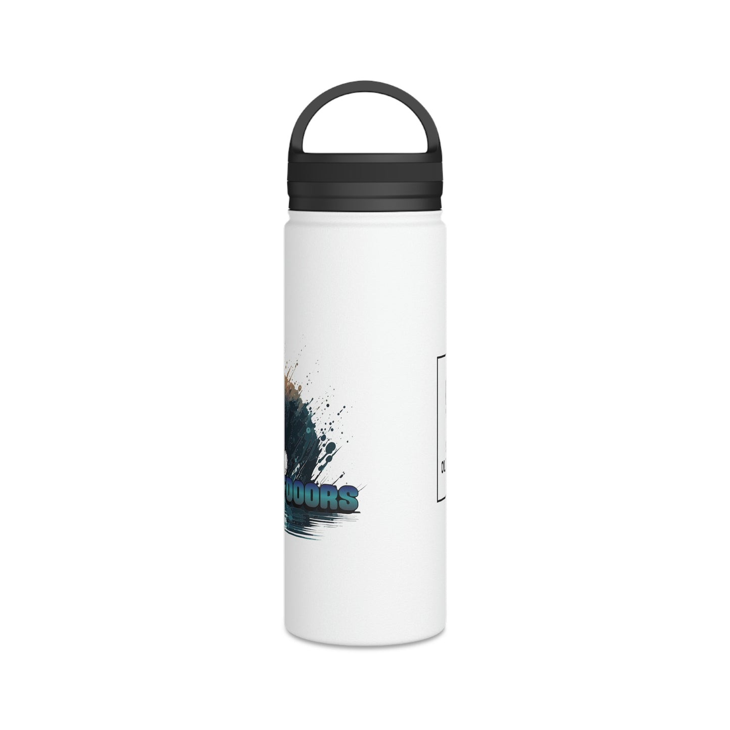 River Bear Stainless Steel Water Bottle, Handle Lid - 907Outdoors